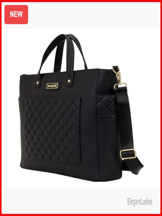 Convertible Backpack Tote Crossbody Bag Faux Leather Customizable Pins main image 4
